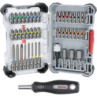 BOSCH Coffret d'embouts de vissage Extra Hard, 44+1 pièces