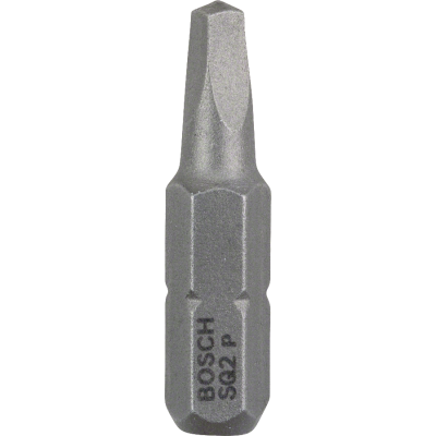 BOSCH BITS VIERKANT R2 25MM 3ST.
