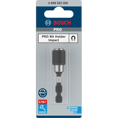 BOSCH BITSHOUDER IMPACT QUICK CHANGE 60MM