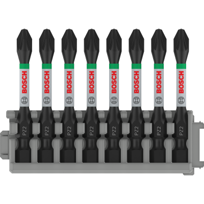 BOSCH BITS IMPACT PZ2 55MM 8ST.