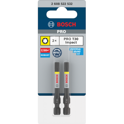BOSCH PRO BITS T30 55MM 2ST.