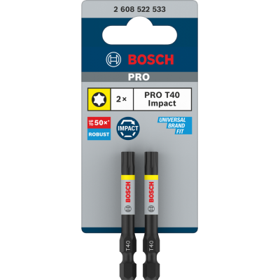 BOSCH PRO BITS T40 55MM 2ST.