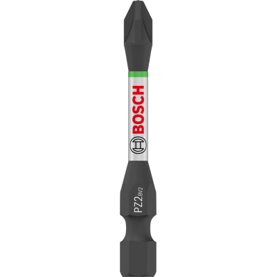 BOSCH Embout PRO Pozidriv Impact, PZ2, 55 mm, 15 pièces