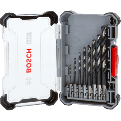 BOSCH Coffret de forets hélicoïdaux PRO Metal HSS-G Impact, 8 pièces