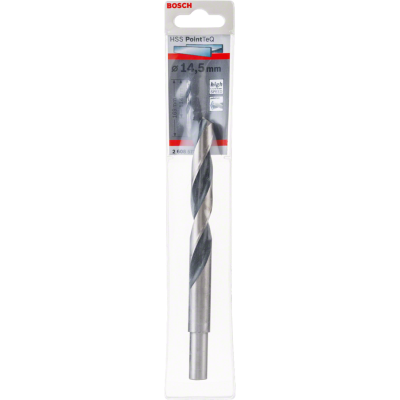 BOSCH Foret hélicoïdal HSS PointTeQ 14,5 mm (court à queue décolletée)