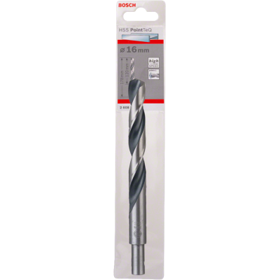BOSCH Foret hélicoïdal HSS PointTeQ 16,0 mm (court à queue décolletée)