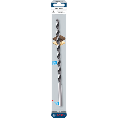 BOSCH Foret hélicoïdal PRO Wood, 6 x 190 x 250 mm