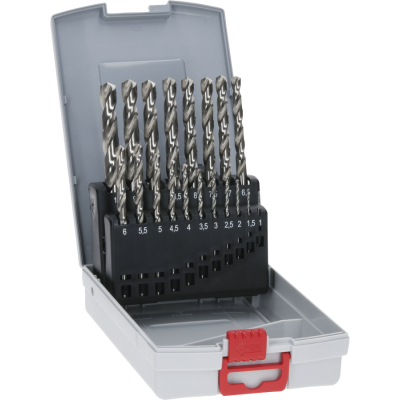 BOSCH Coffret de forets hélicoïdaux PRO Metal HSS-G, 19 pièces