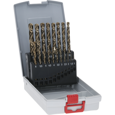 BOSCH Coffret de forets hélicoïdaux PRO Stainless Steel HSS-Co, 19 pièces