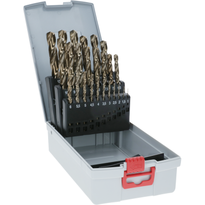 BOSCH Coffret de forets hélicoïdaux PRO Stainless Steel HSS-Co, 25 pièces