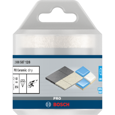 BOSCH Couronne de forage à sec PRO Ceramic, 60 x 35 x 14 mm