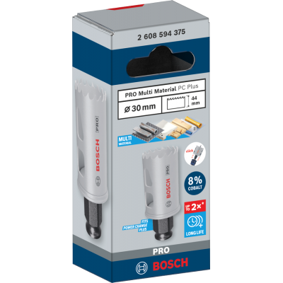 BOSCH GATZAAG UNIVERSEEL 30MM COBALT PC