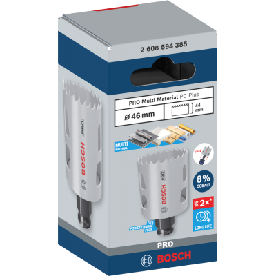 BOSCH GATZAAG UNIVERSEEL 46MM COBALT PC