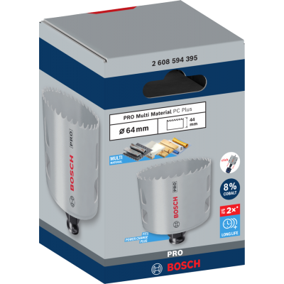 BOSCH GATZAAG UNIVERSEEL 64MM COBALT PC