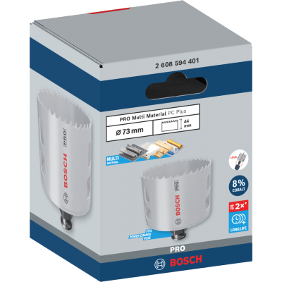 BOSCH GATZAAG UNIVERSEEL 73MM COBALT PC