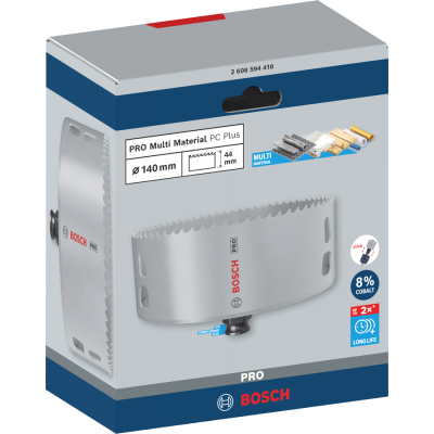 BOSCH Scie trépan PRO Multi Material PC Plus, 140 mm