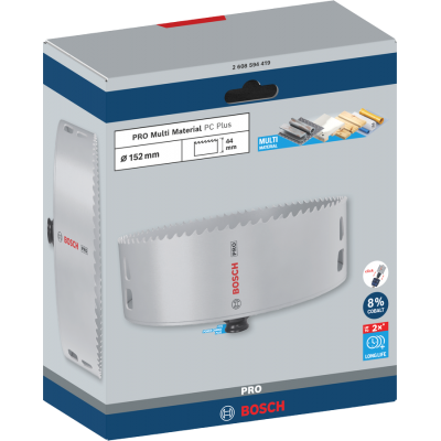 BOSCH Scie trépan PRO Multi Material PC Plus, 152 mm