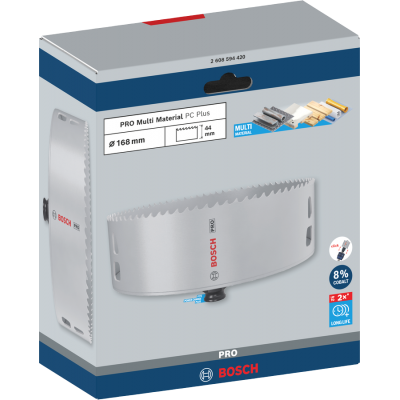 BOSCH GATZAAG UNIVERSEEL 168MM COBALT PC