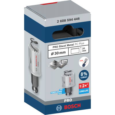 BOSCH GATZAAG PLAATSTAAL 30MM COBALT PC