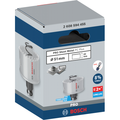 BOSCH GATZAAG PLAATSTAAL 51MM COBALT PC