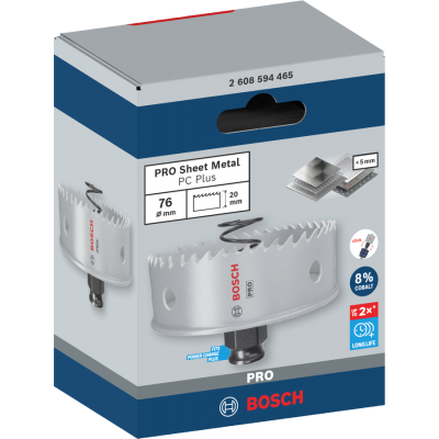 BOSCH GATZAAG PLAATSTAAL 76MM COBALT PC