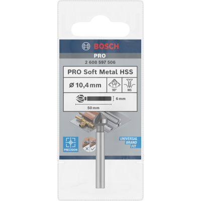 BOSCH VERZINKBOOR 10.4X50MM M5