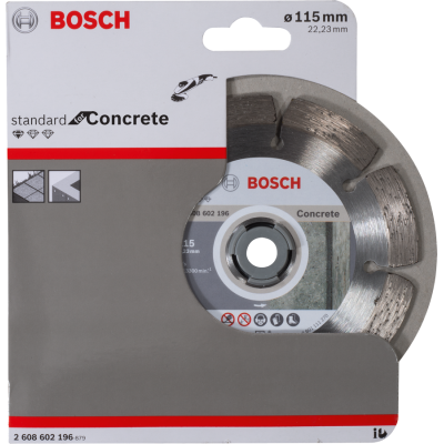 BOSCH DIAMANTSCHIJF BETON 115MM 22.23MM
