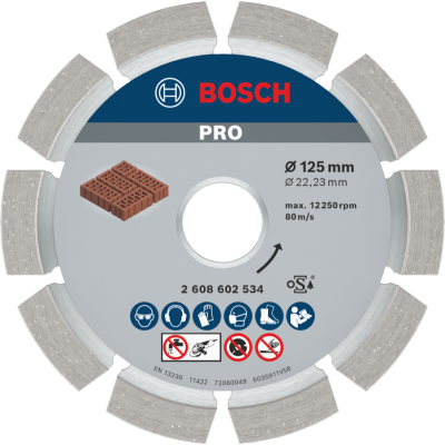 BOSCH Disque diamanté PRO Mortar, 125 x 22,23 mm