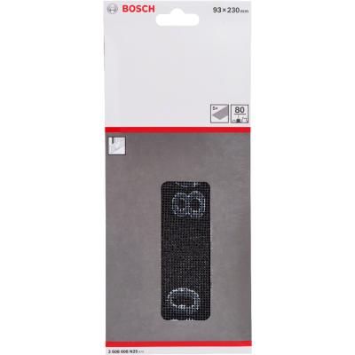 BOSCH Grilles de ponçage 93X230MM K80 5X