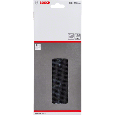 BOSCH Grilles de ponçage 93X230MM K120 5X