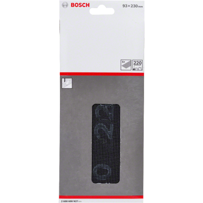 BOSCH Grilles de ponçage 93X230MM K220 5X