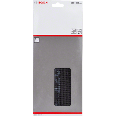 BOSCH Grilles de ponçage 115X280MM K120 5X