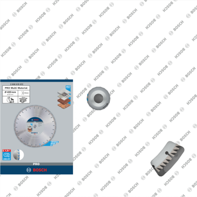 BOSCH Disque diamanté PRO Multi Material, 400 x 20 mm