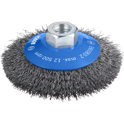 BOSCH Brosse conique PRO Metal clean, 100 x 0,3 mm, à filetage