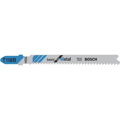 BOSCH WIPZAAGBLAD T118B METAAL 5ST.