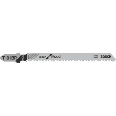 BOSCH WIPZAAGBLAD T101BR HOUT 5ST.