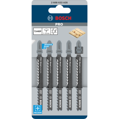 BOSCH WIPZAAGBLAD PRO T144DP HOUT 5ST.