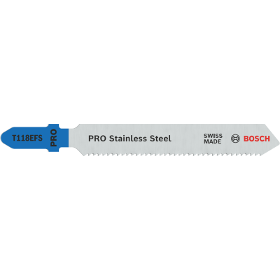 BOSCH WIPZAAGBLAD PRO T118EFS INOX 5ST.