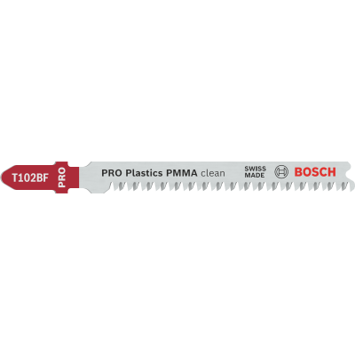 BOSCH WIPZAAGBLAD PRO T102BF PVC 5ST.
