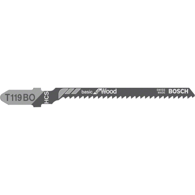 BOSCH WIPZAAGBLAD T119BO HOUT 5ST.