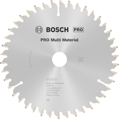 BOSCH CIRK.ZAAGBL. PRO MULTI 160X20 42T