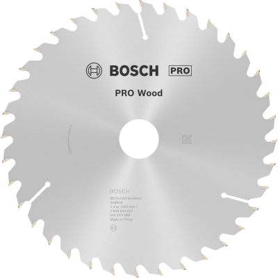 BOSCH CIRK.ZAAGBL. PRO WOOD 210X30MM 36T
