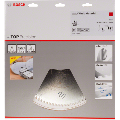 BOSCH CIRKELZAAGBLAD MULTI 305X30 96T