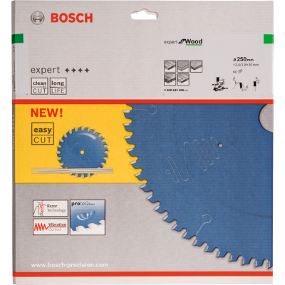 BOSCH CIRK.ZAAGBL. EXP. WOOD 250X30 60T