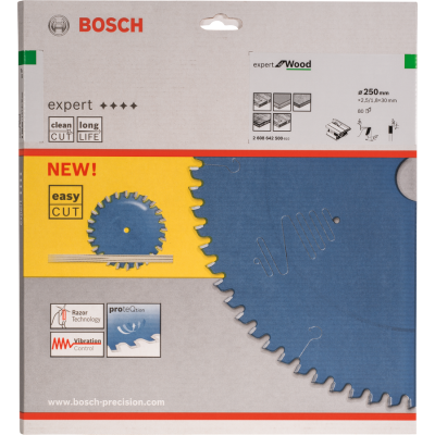 BOSCH CIRK.ZAAGBL. EXP. WOOD 250X30 80T