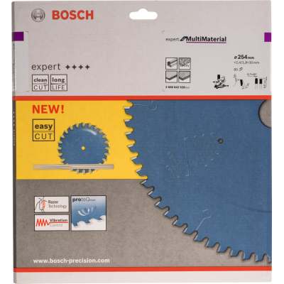 BOSCH CIRK.ZAAGBL. EXP. MULTI 254X30 80T
