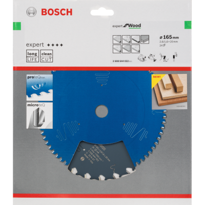 BOSCH CIRK.ZAAGBL. EXP. WOOD 165X20 24T