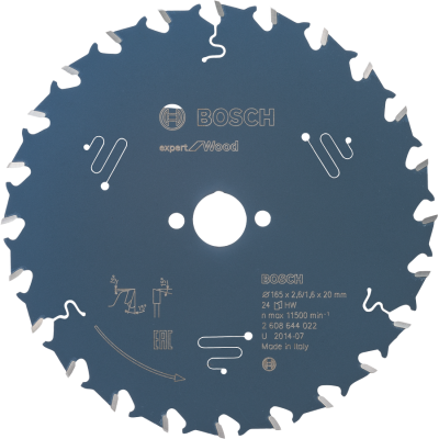 BOSCH CIRK.ZAAGBL. EXP. WOOD 165X20 24T