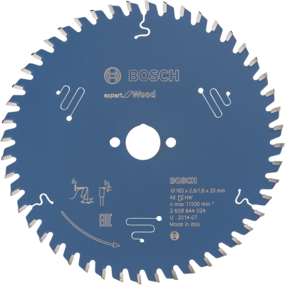 BOSCH CIRK.ZAAGBL. EXP. WOOD 165X20 48T