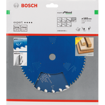 BOSCH CIRK.ZAAGBL. EXP. WOOD 165X30 24T